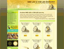 Tablet Screenshot of e-led.sk